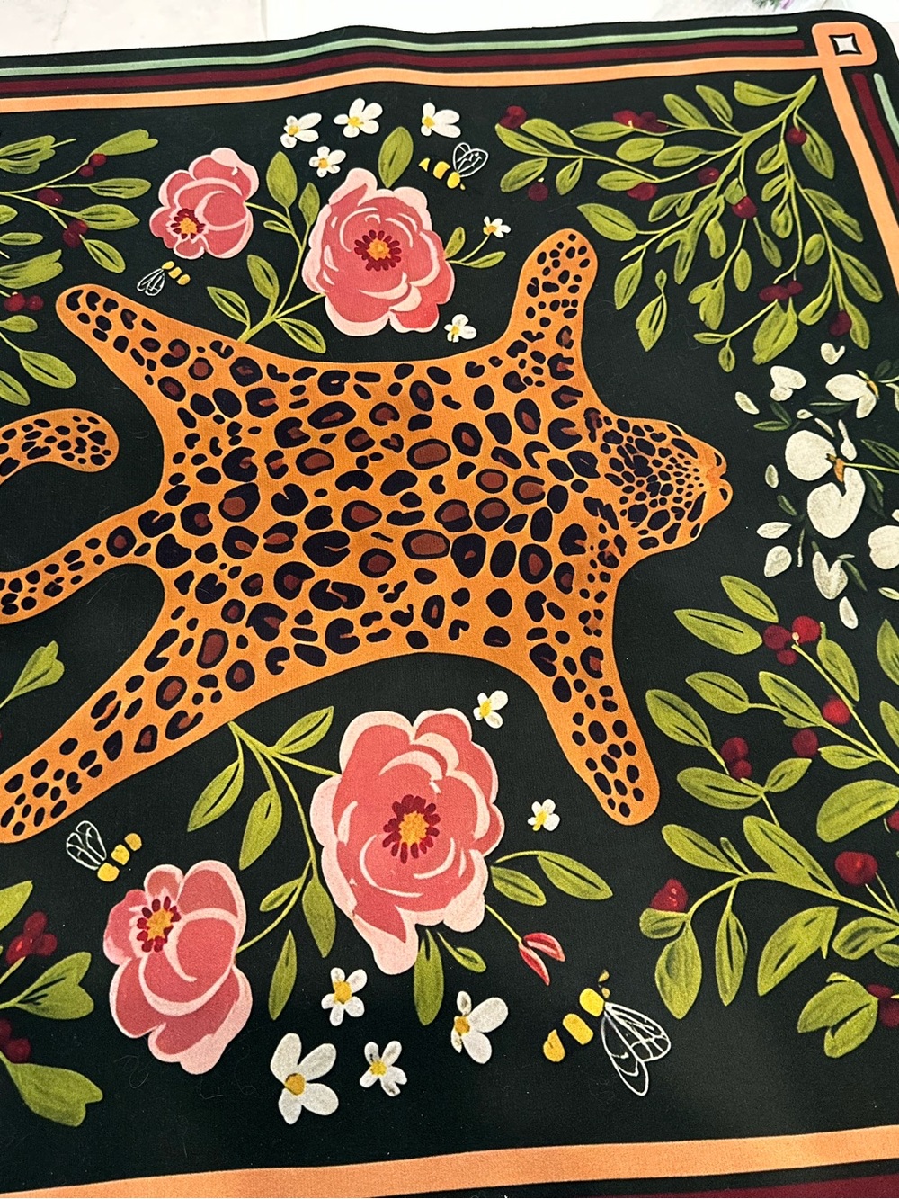 NEW Spotted Leopard, 31.5”, 3mm, Mahjong Mat